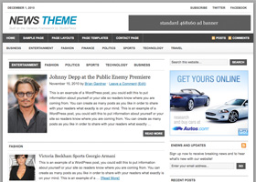 News Child Theme